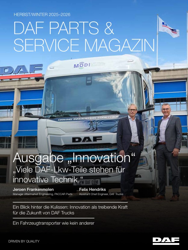 Aktuelles DAF-Partner-Magazin Herbst/Winter 2025-2026